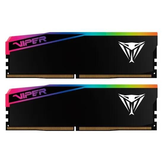 Patriot VEUR564G6432K Viper Elite 5 RGB Ultra Dual Kit, DDR5 64GB (2x 32GB) 6400 Mhz, CL32, Black